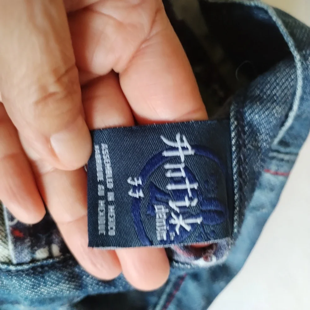 Antik Denim Men's Size 33 (Fits 34x32) Jeans Blue Medium‎ Wash Button Fly
